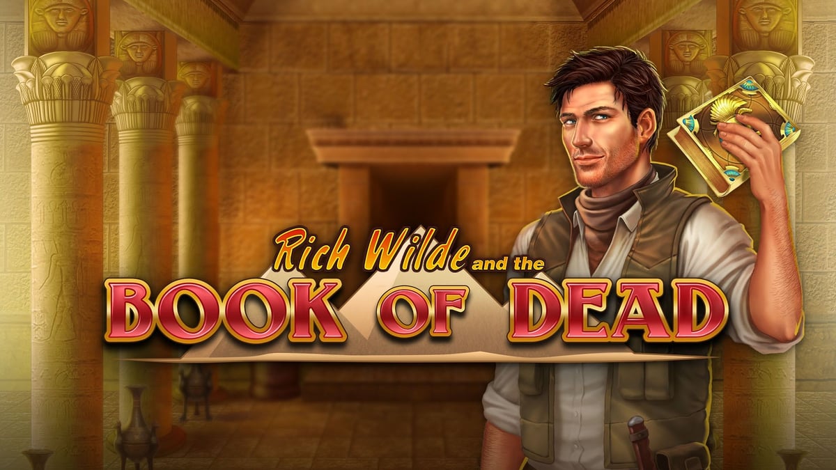 Stillbild från Book of Dead, som nu går att spela med Lucky Drop.