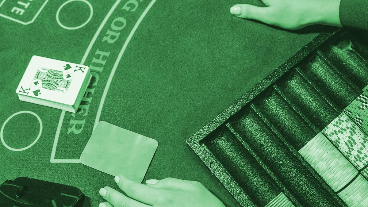 Live dealer i baccaratspel hos Paf online casino.